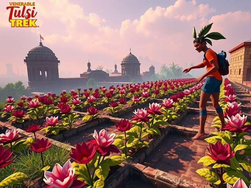 Venerable Tulsi Trek Gameplay Screen